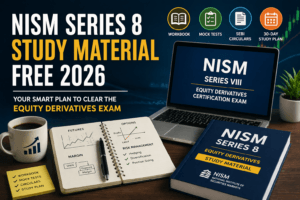 NISM Series 8 study material free 2026 with workbook mock tests and study plan